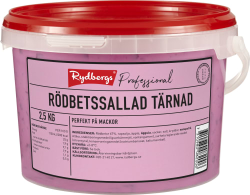 Rödbetssallad tärnad 2,5kg