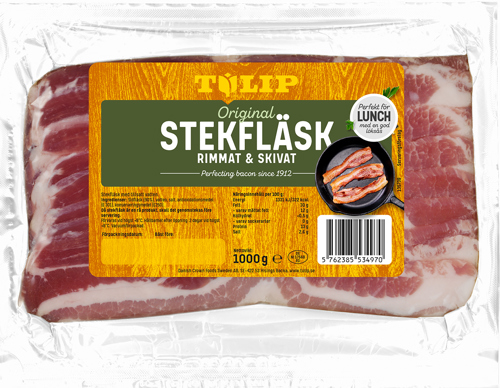 Stekfläskt Rimmat Skivat
