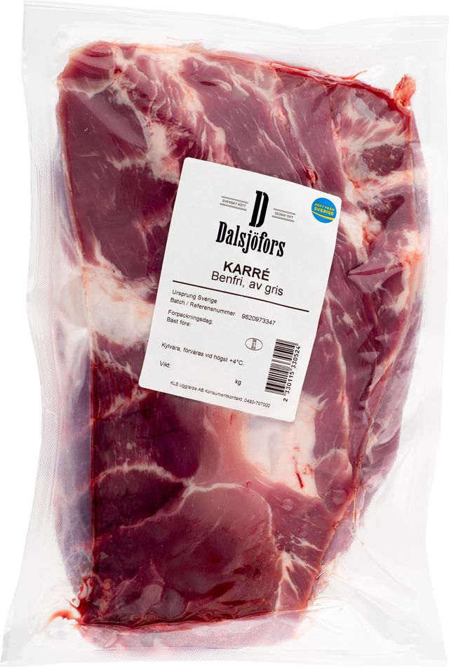 Fläskkarré Benfri Sverige