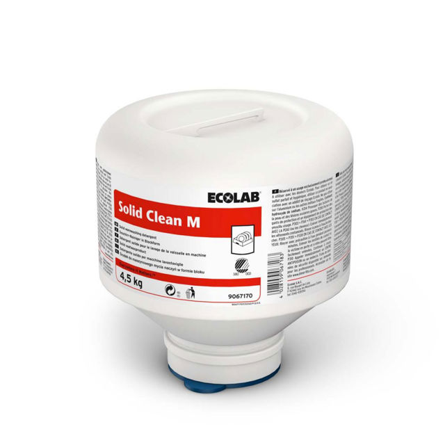 Maskindiskmedel alkaliskt fast form 4,5kg Solid Clean M