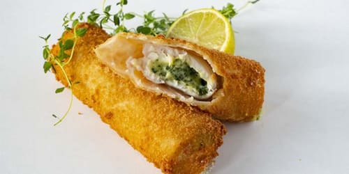Fisk sprödbak fylld spenat MSC ca31x160g