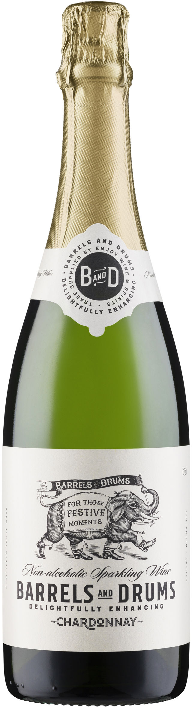 Barrels & Drums Sparkling Chardonnay Alkoholfri